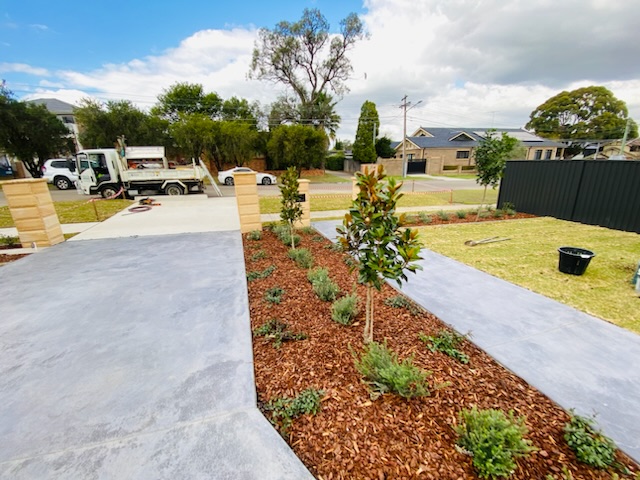 concrete drive way