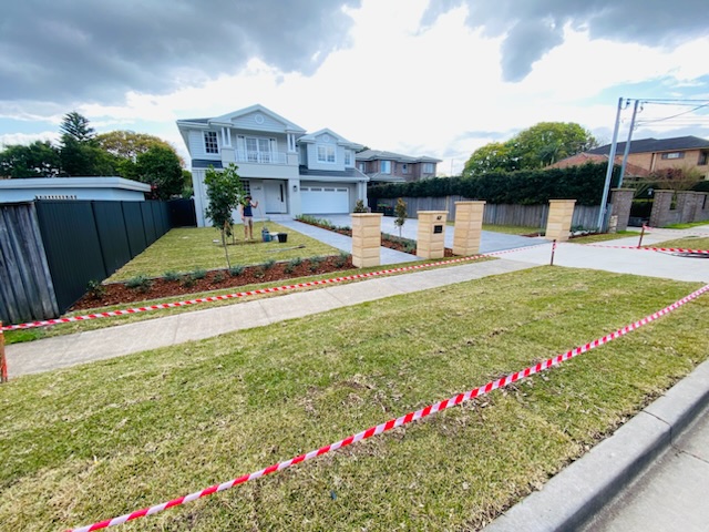West Ryde landscaped front yard